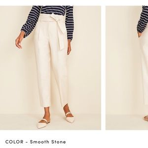 Ann Taylor paperbag belted pants